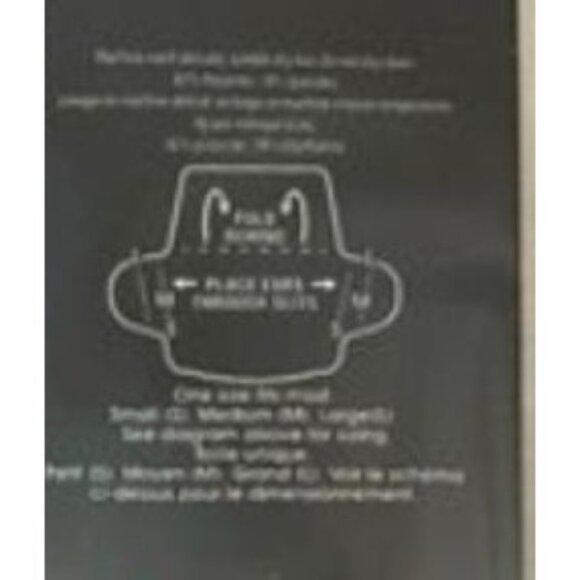 NHL Golden Knights Face Covering Mask 2-Ply Barrier Washable Reusable One Size - Picture 6 of 8